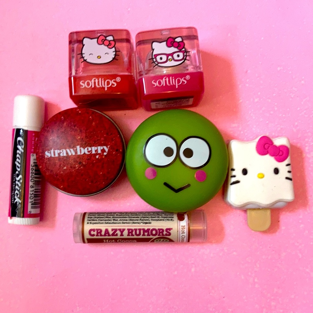 Sanrio lip balm and 2 others lot